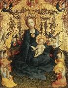 Stefan Lochner Madonna of the Rose Bower painting